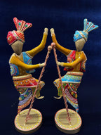 Dancing Baisakhi Figurines Set of 2
