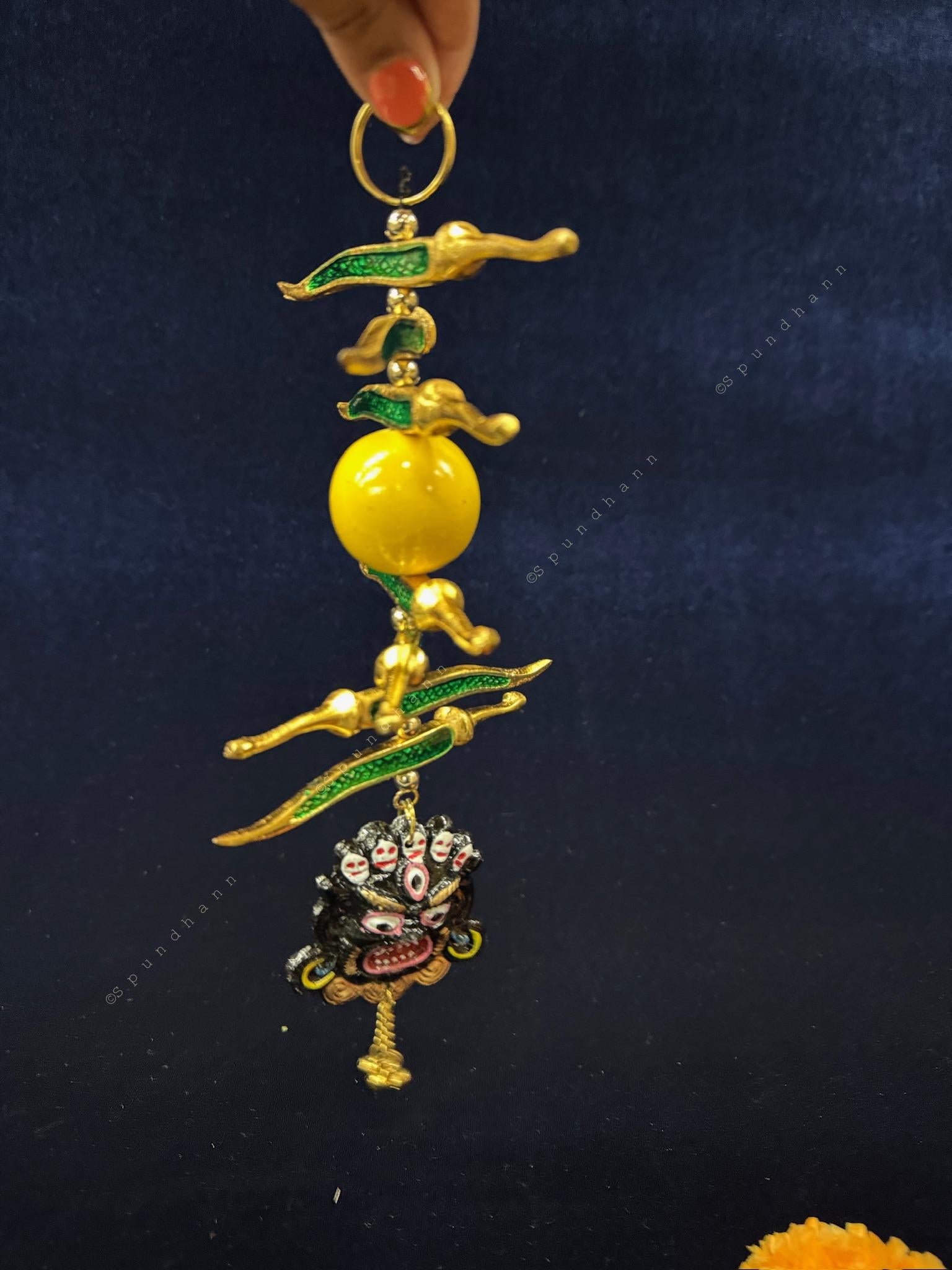 Nimbu Mirchi with Drishti Bomma Face