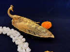 Peacock Platter in Gold