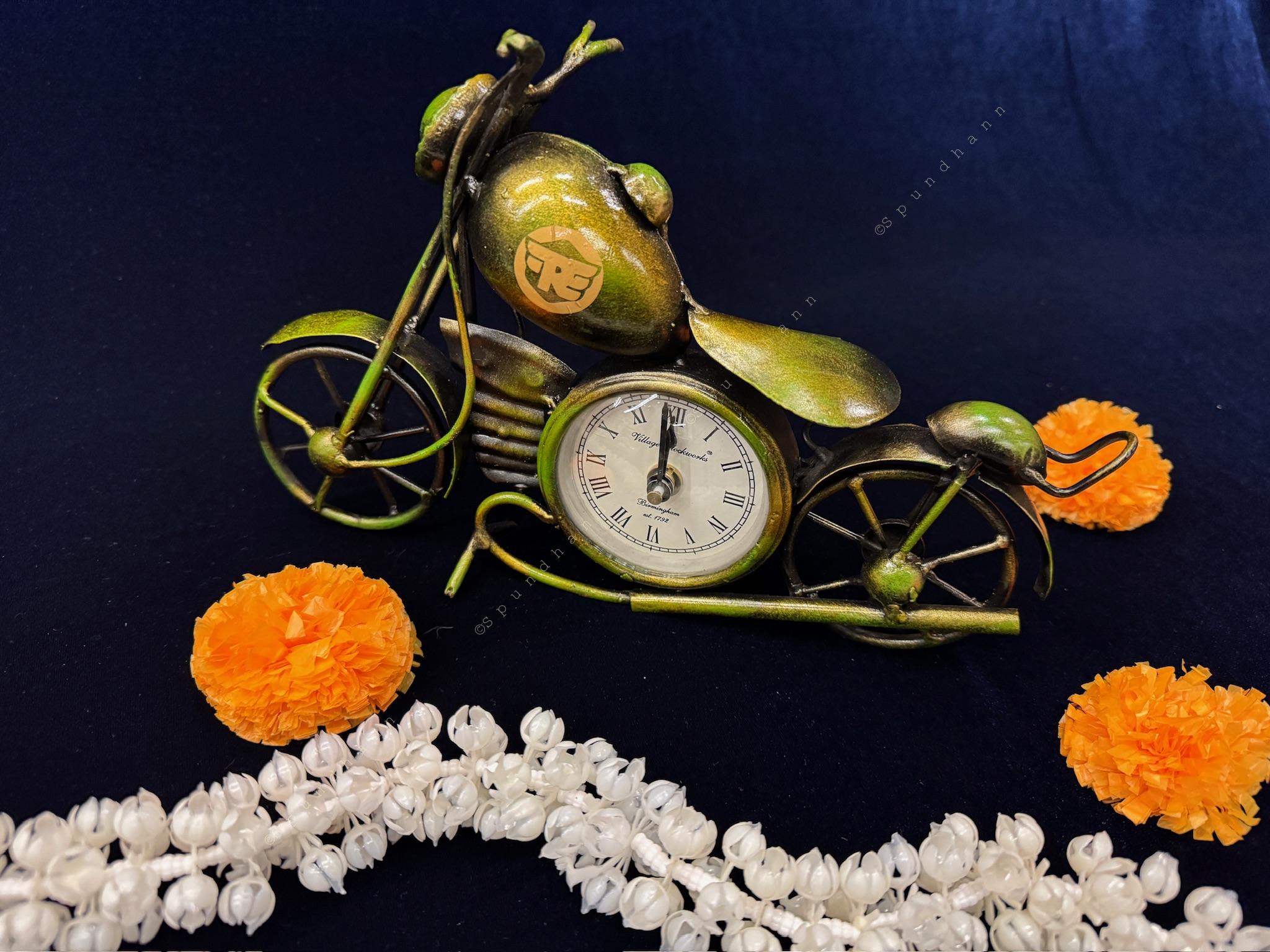 Motorcycle Time Piece / Table Clock