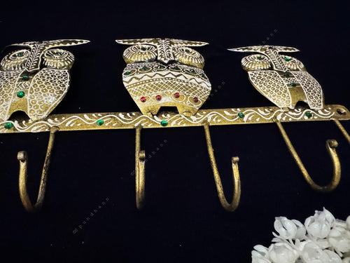 3 Owl Key Chain Holder
