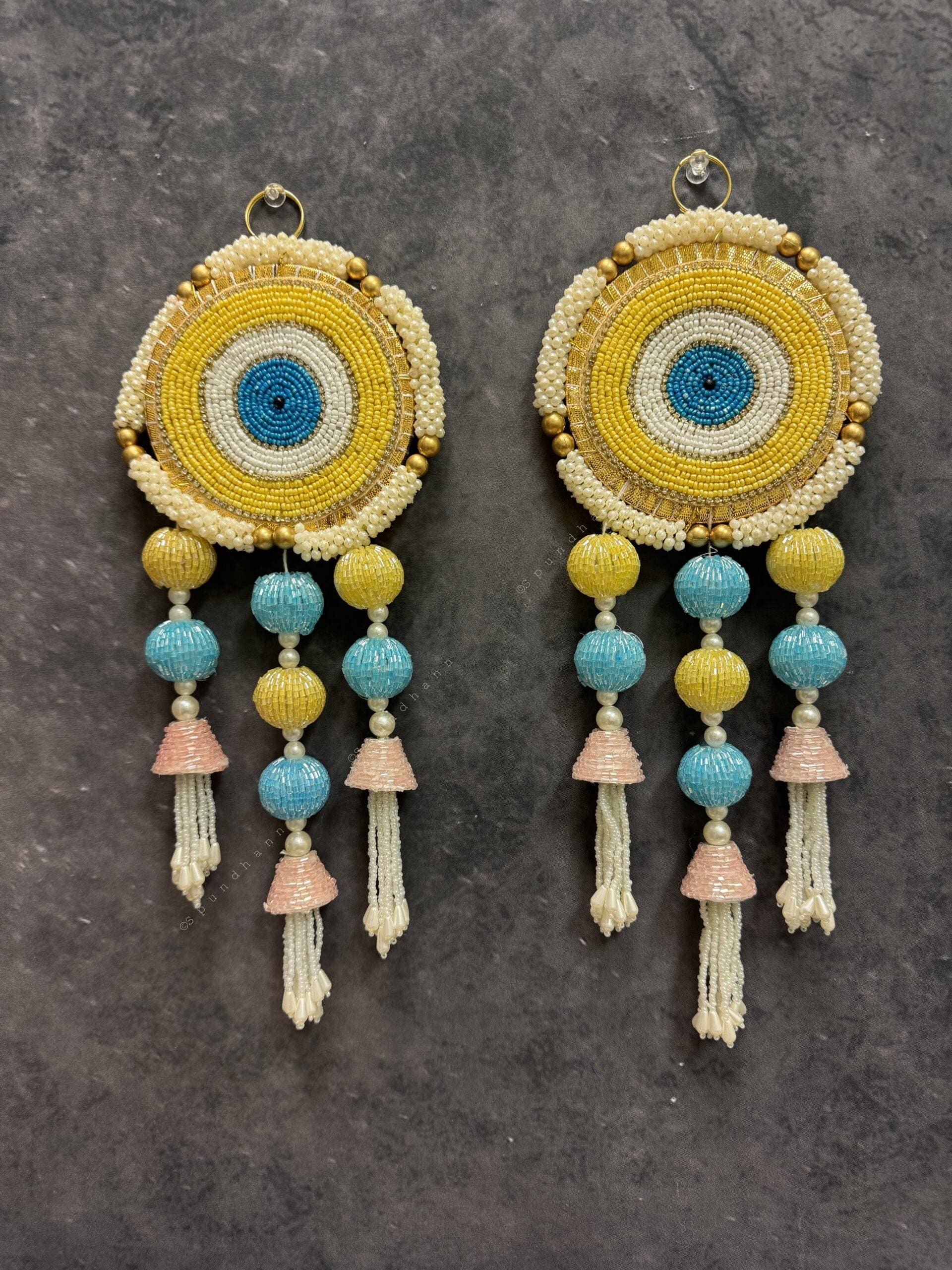 Beads and Pearl Evil Eye(Set of 2)
