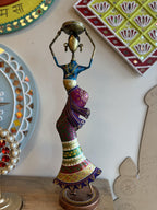 Colorful Tribal Figurine Tea Light Holder