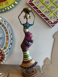 Colorful Tribal Figurine Tea Light Holder