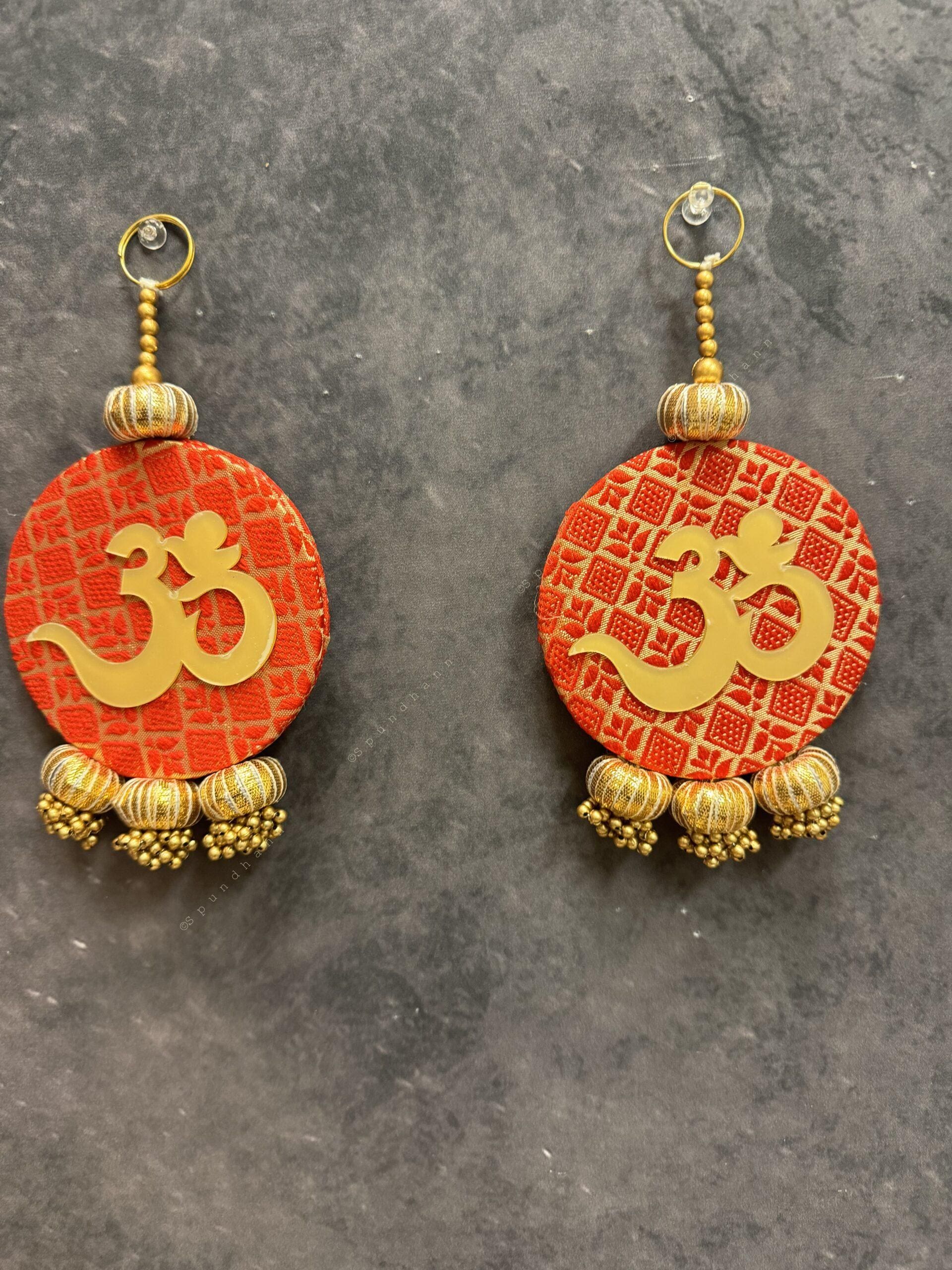 Om / Ganesha Pair with Ghungroos