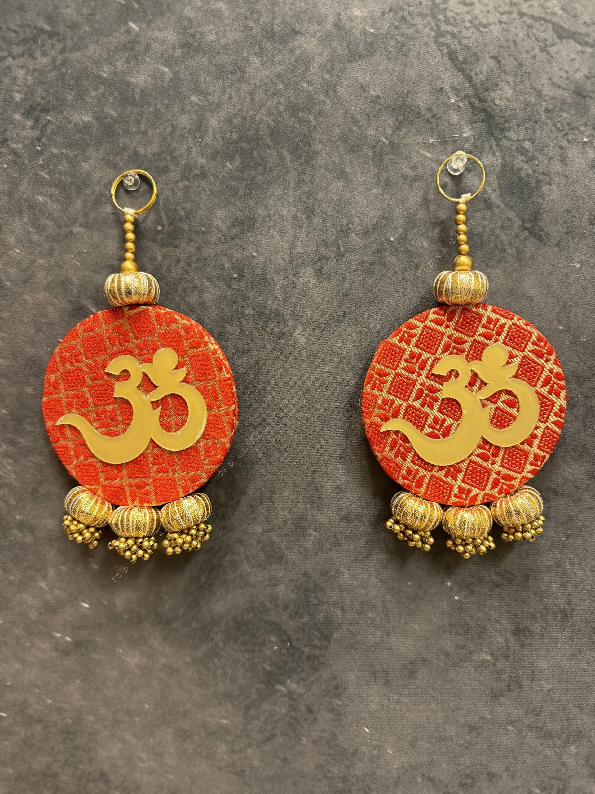 Om / Ganesha Pair with Ghungroos