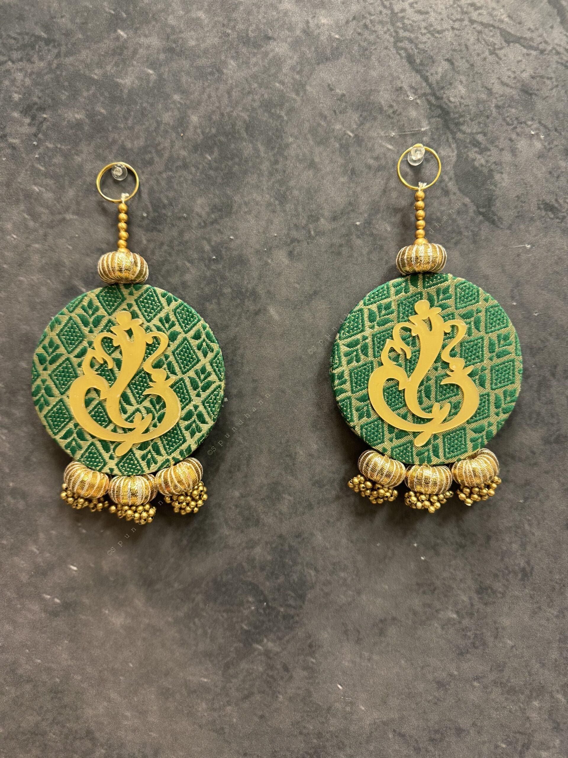 Om / Ganesha Pair with Ghungroos