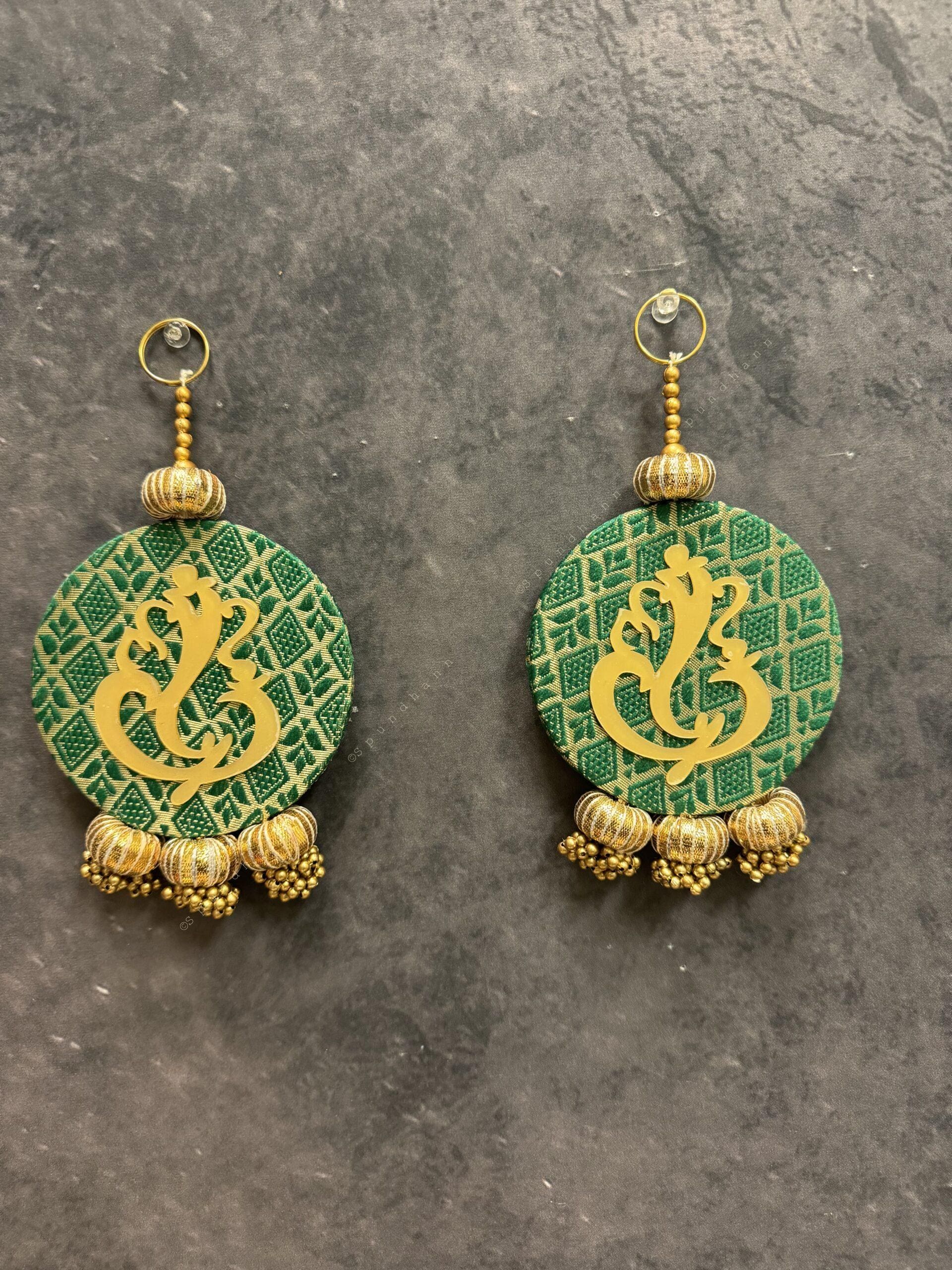 Om / Ganesha Pair with Ghungroos