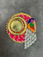 Stone Peacock Tea Light Holder