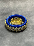 Broad Kundan Tea Light Holder