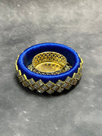Broad Kundan Tea Light Holder