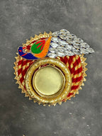 Stone Peacock Tea Light Holder
