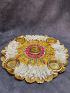 Floral Multi Tea Light Holder (13")