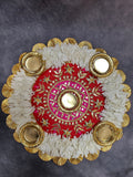 Floral Multi Tea Light Holder (13")