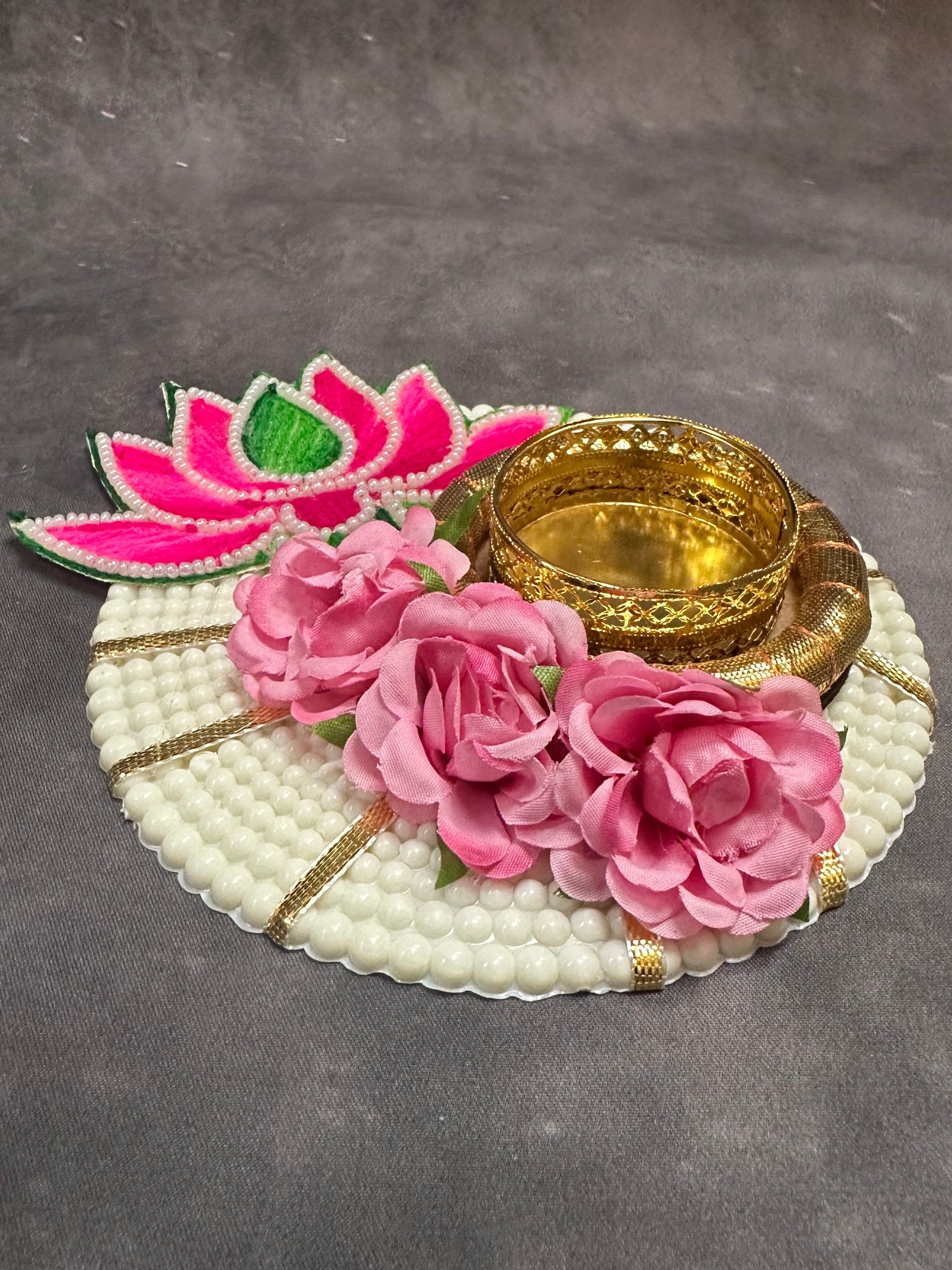 Lotus Pearl Tea Light Holder