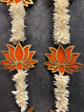 Yellow Chameli, Gota & Pink Lotus Bud Dangler String