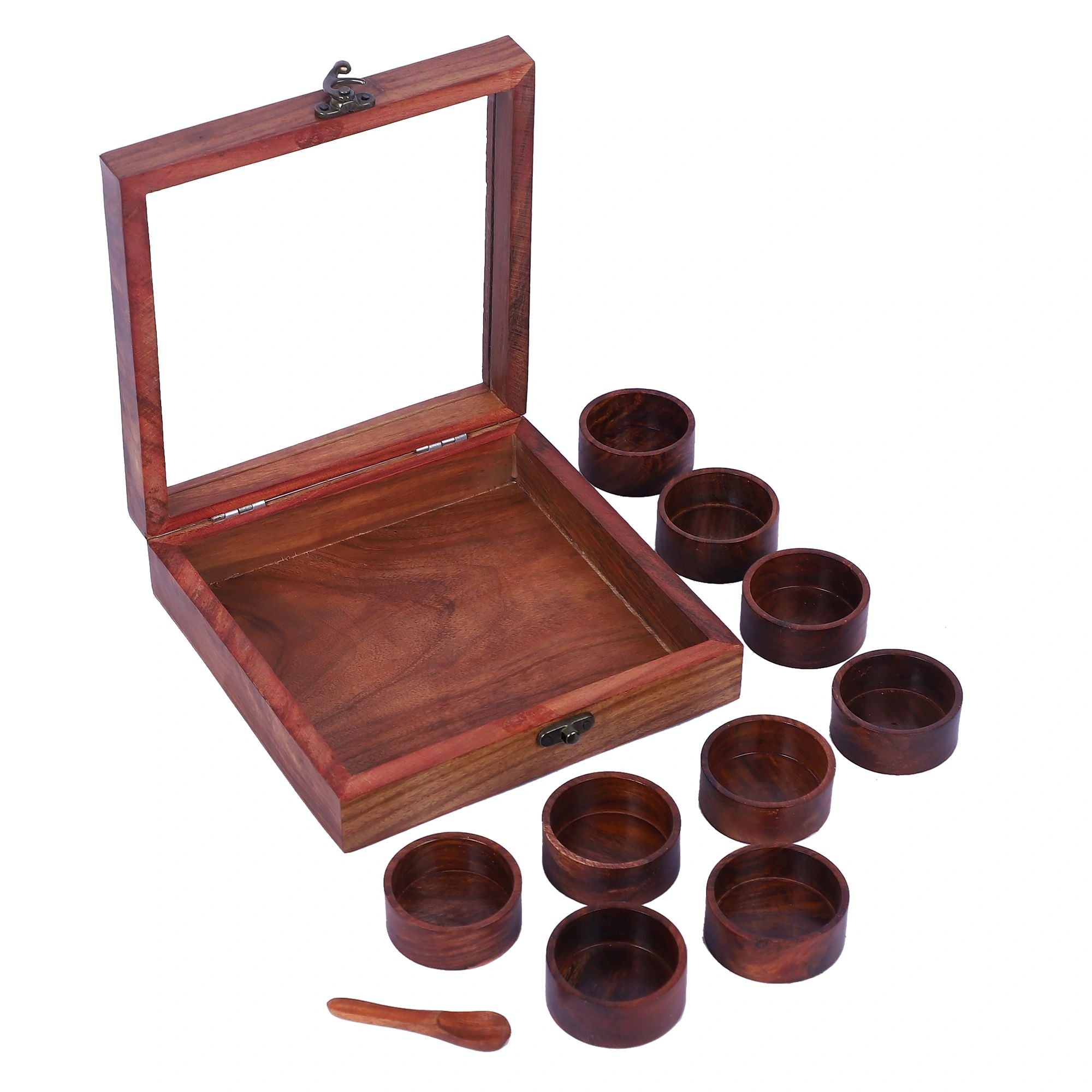 Wooden Masala Box Small