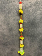 Marigold & Diya Flower Decor with Rajnigandha Tassel