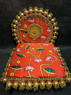 Gota Decorated Chowki For Pooja