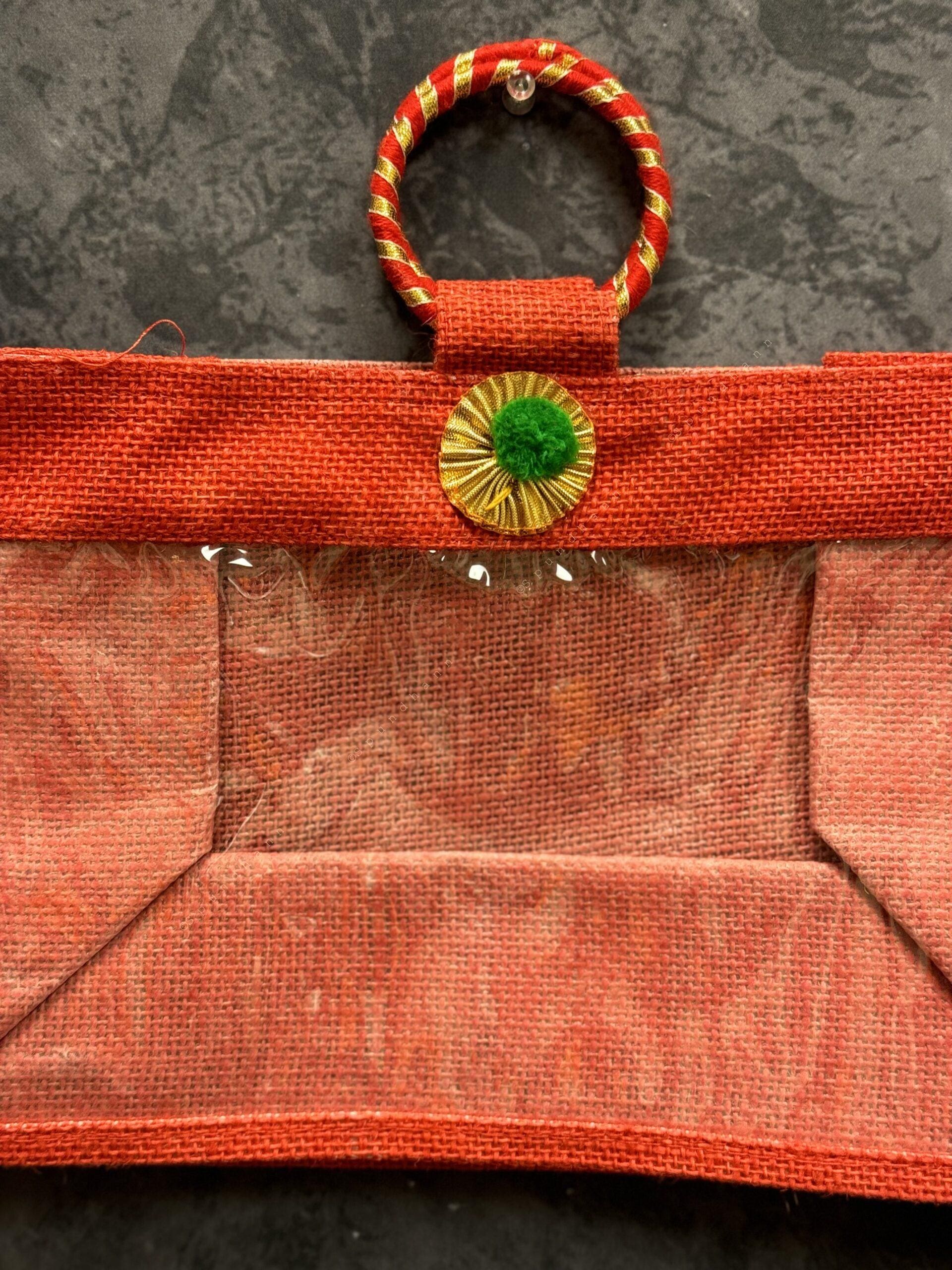 Jute Potli, Purse style Gift Bag