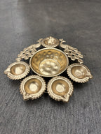Peacock Diya Urli