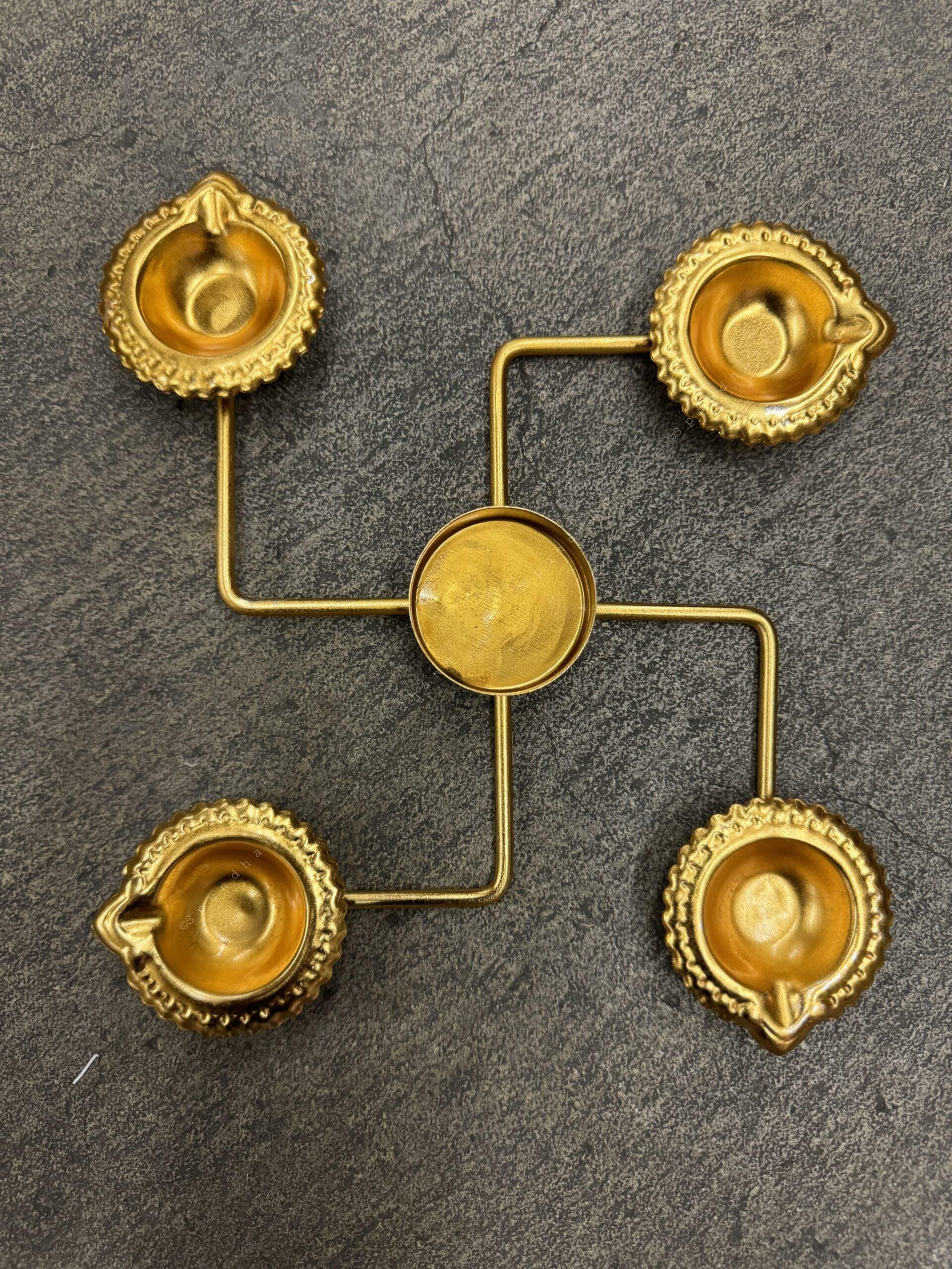 Swastik Tea Light Holder
