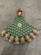 Fan shape Gold Beads Hanging