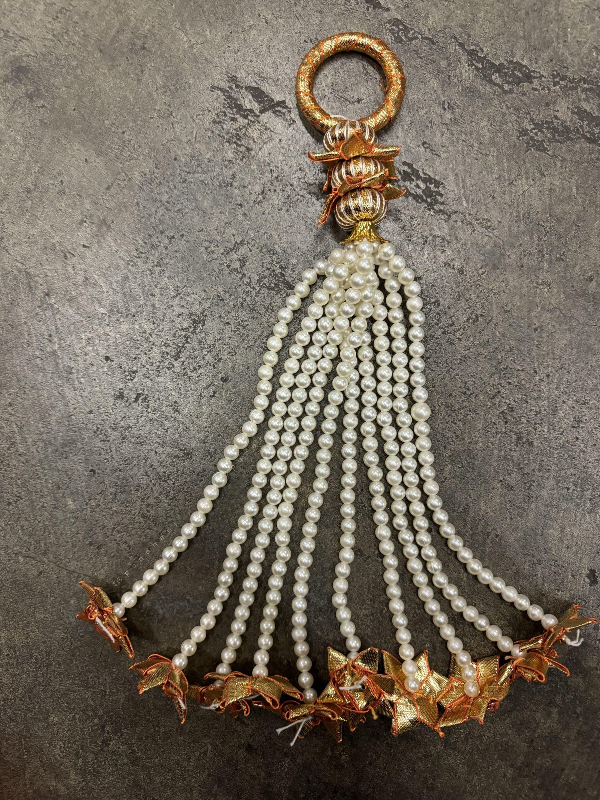 Pearl and Gota 10-String Jhumki