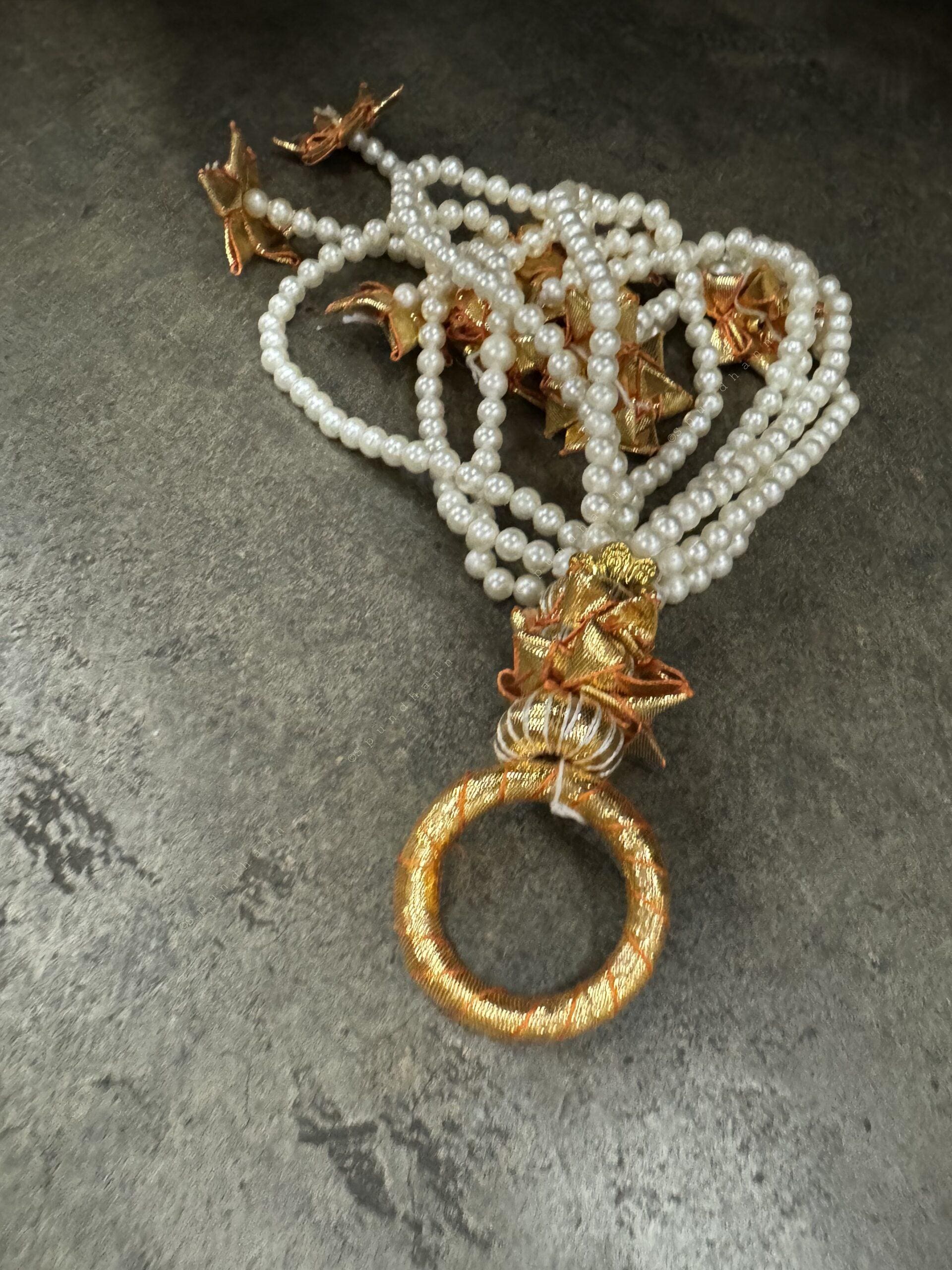Pearl and Gota 10-String Jhumki
