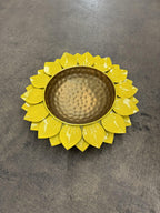 Yellow Hammered Sunflower Urli