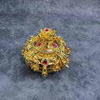 Gold Plated Kumkum Holder