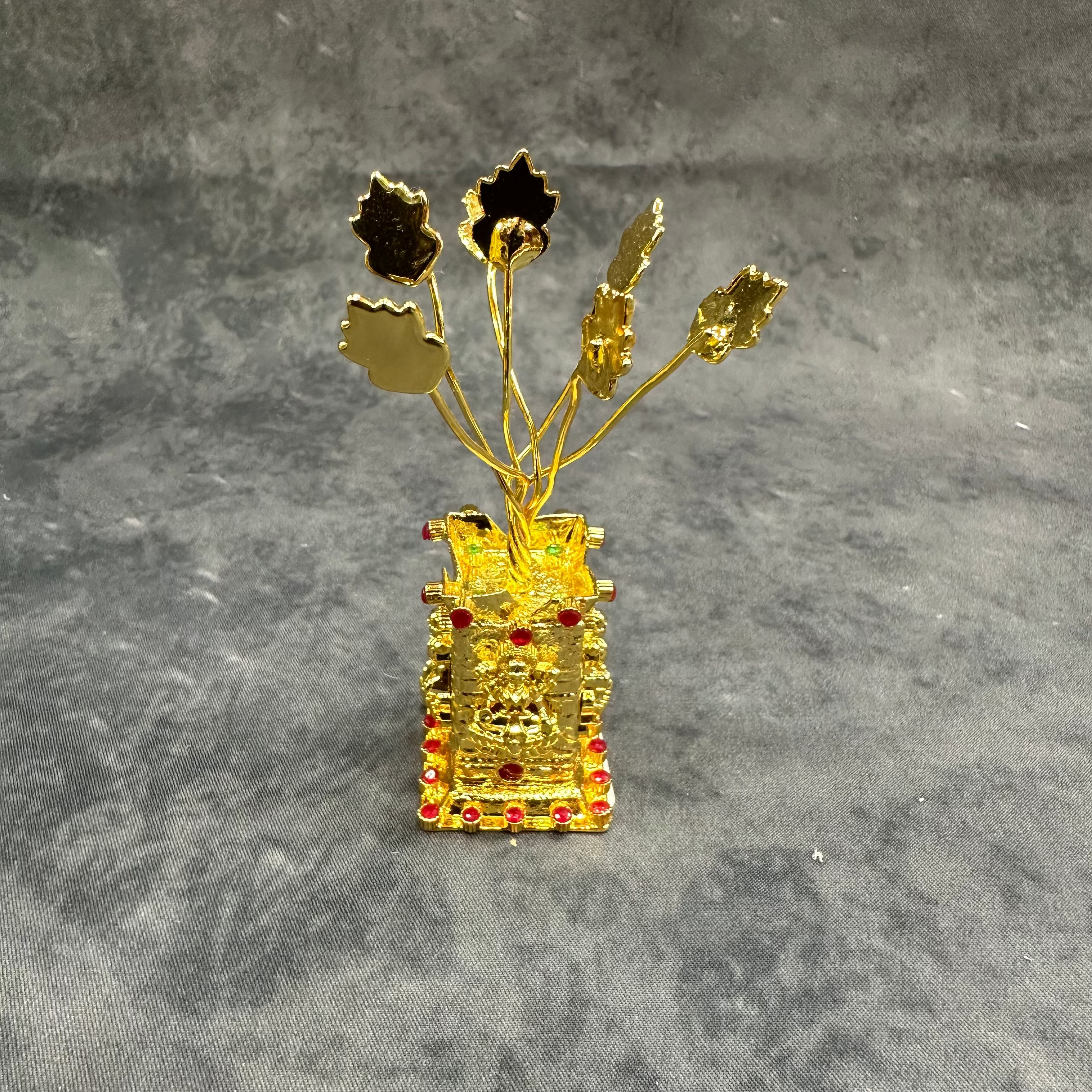Shobhit Gold Plated Tulsi Pot