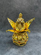 Gold Plated Ornamental Crown Kalash Topper