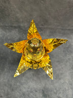 Gold Plated Ornamental Crown Kalash Topper