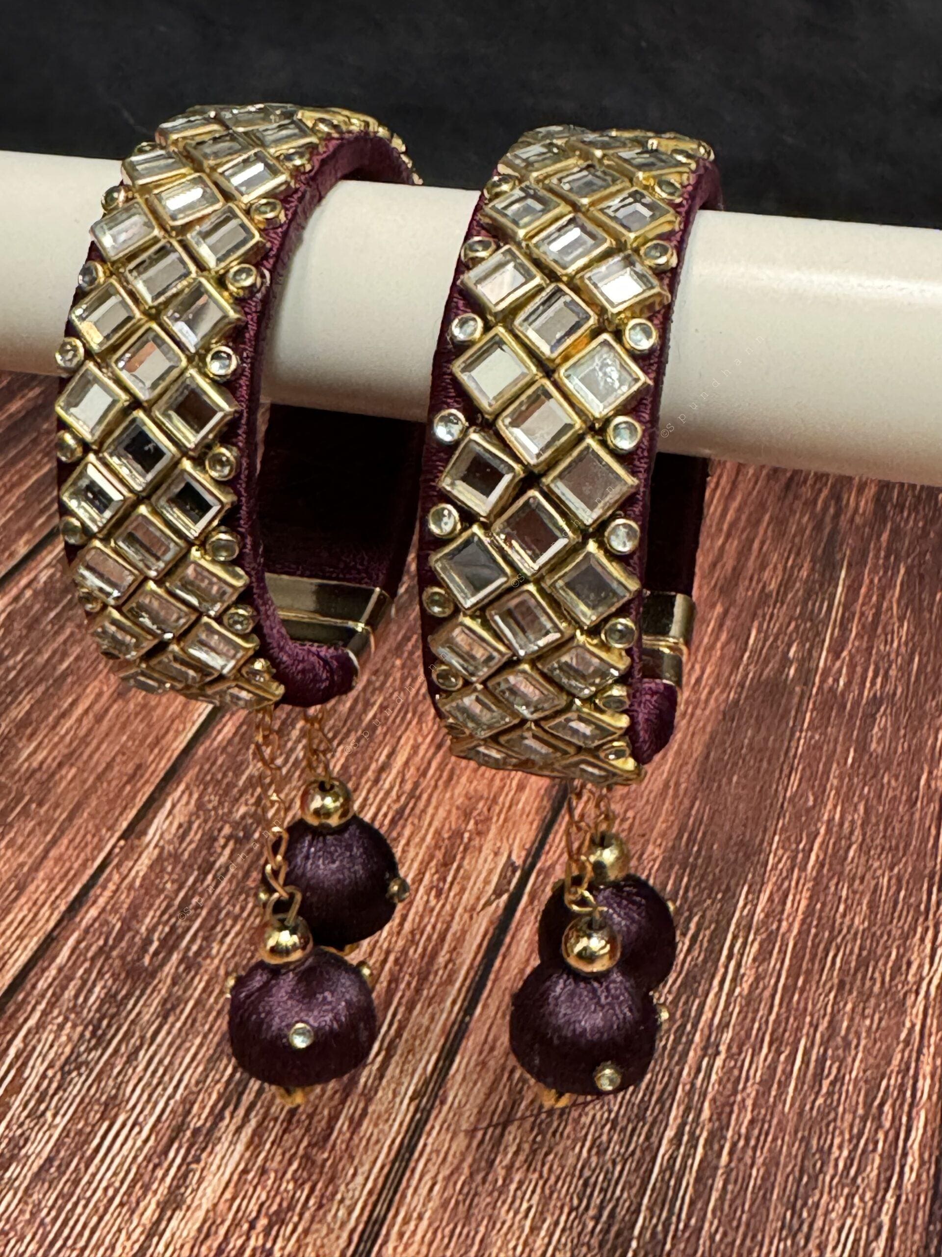 Free Size Mirror Bangle Pack of 2