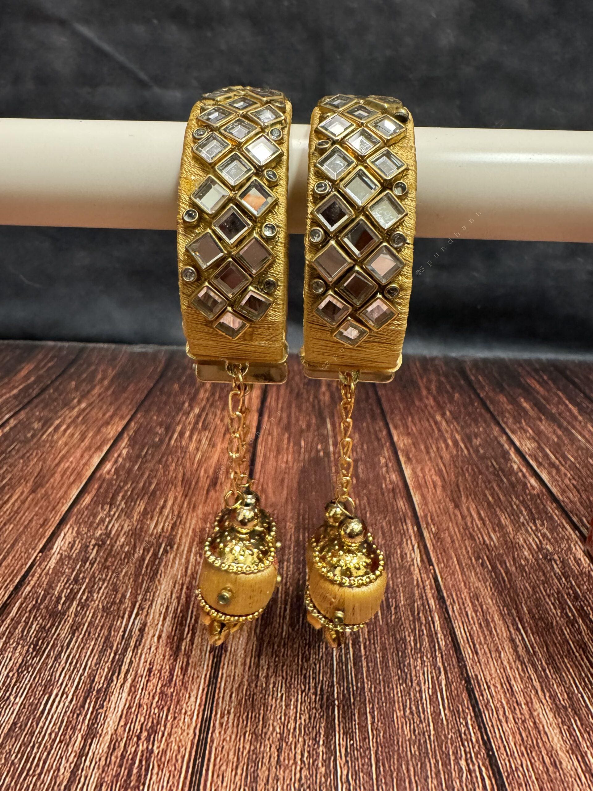 Free Size Mirror Bangle Pack of 2