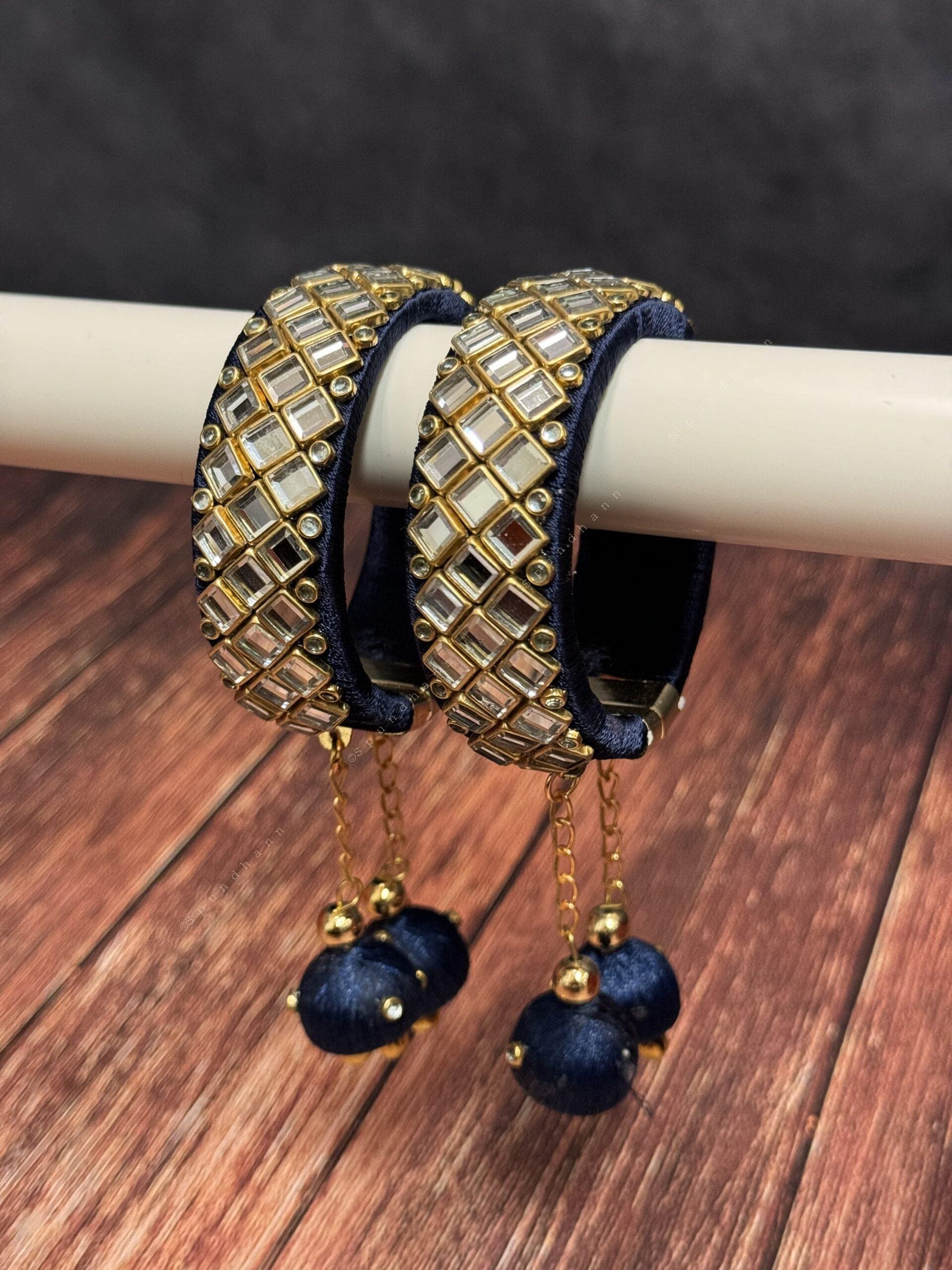 Free Size Mirror Bangle Pack of 2