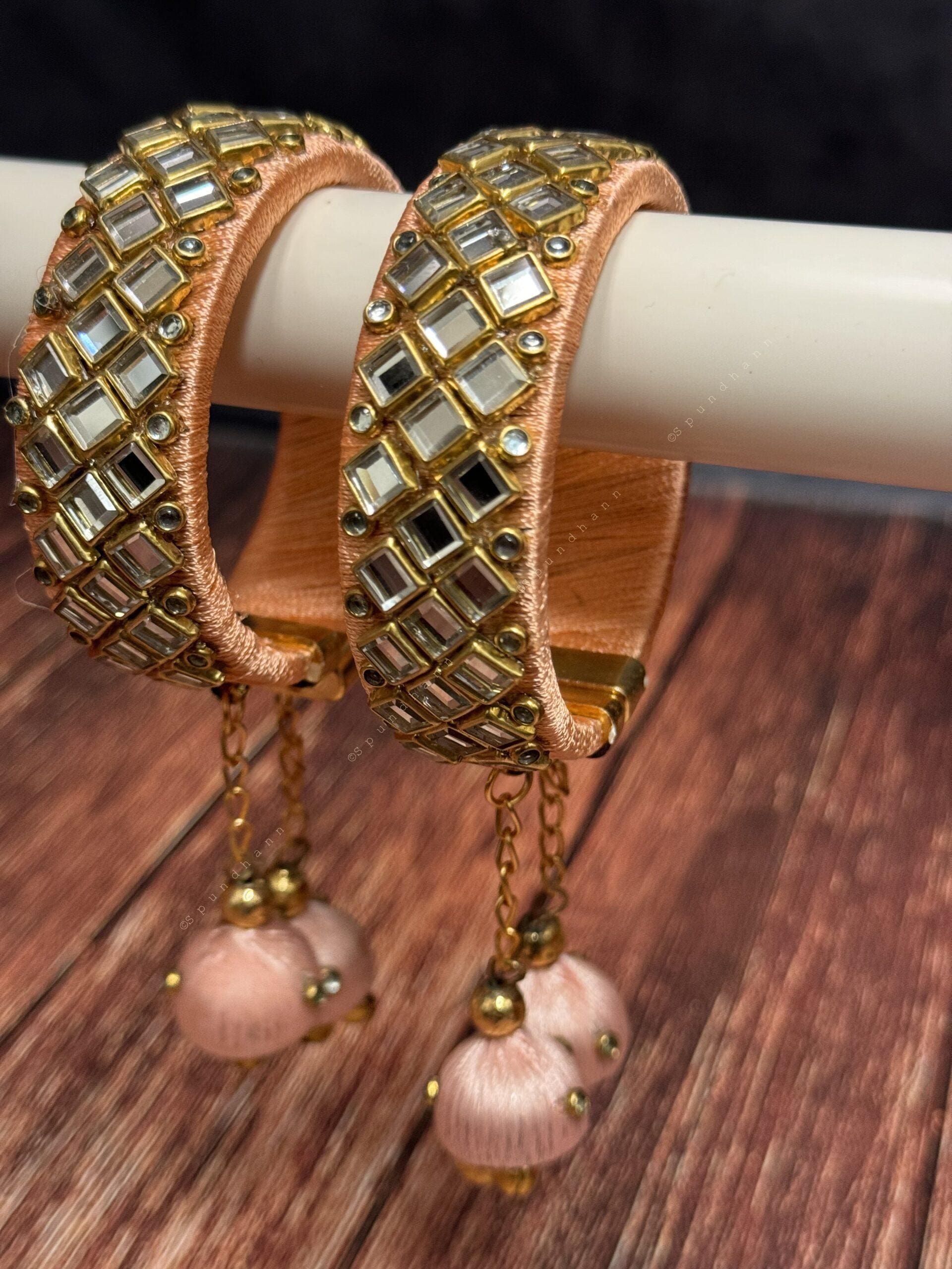 Free Size Mirror Bangle Pack of 2