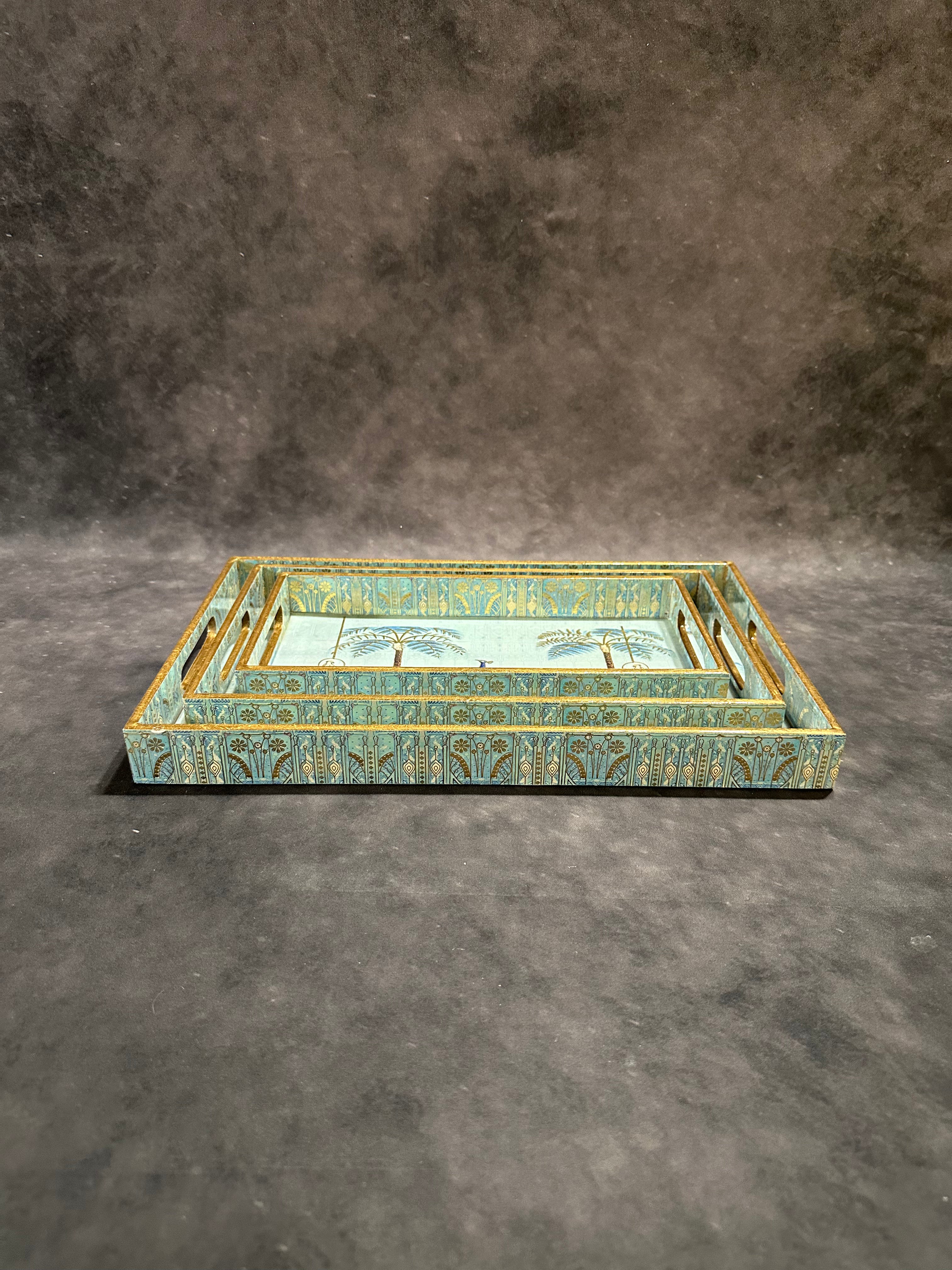 Rectangular Tray Set, 3-Piece (16 × 10")