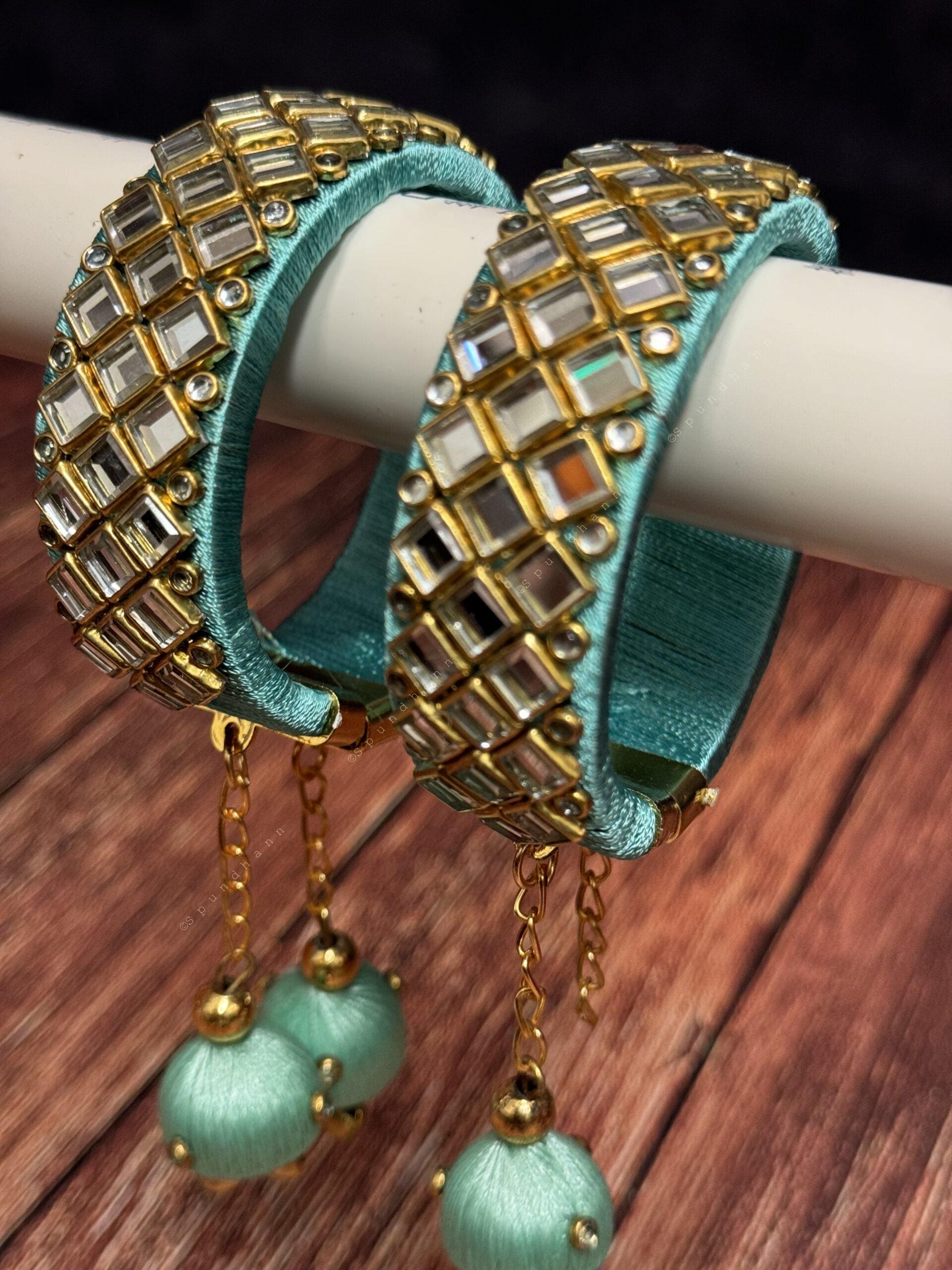 Free Size Mirror Bangle Pack of 2