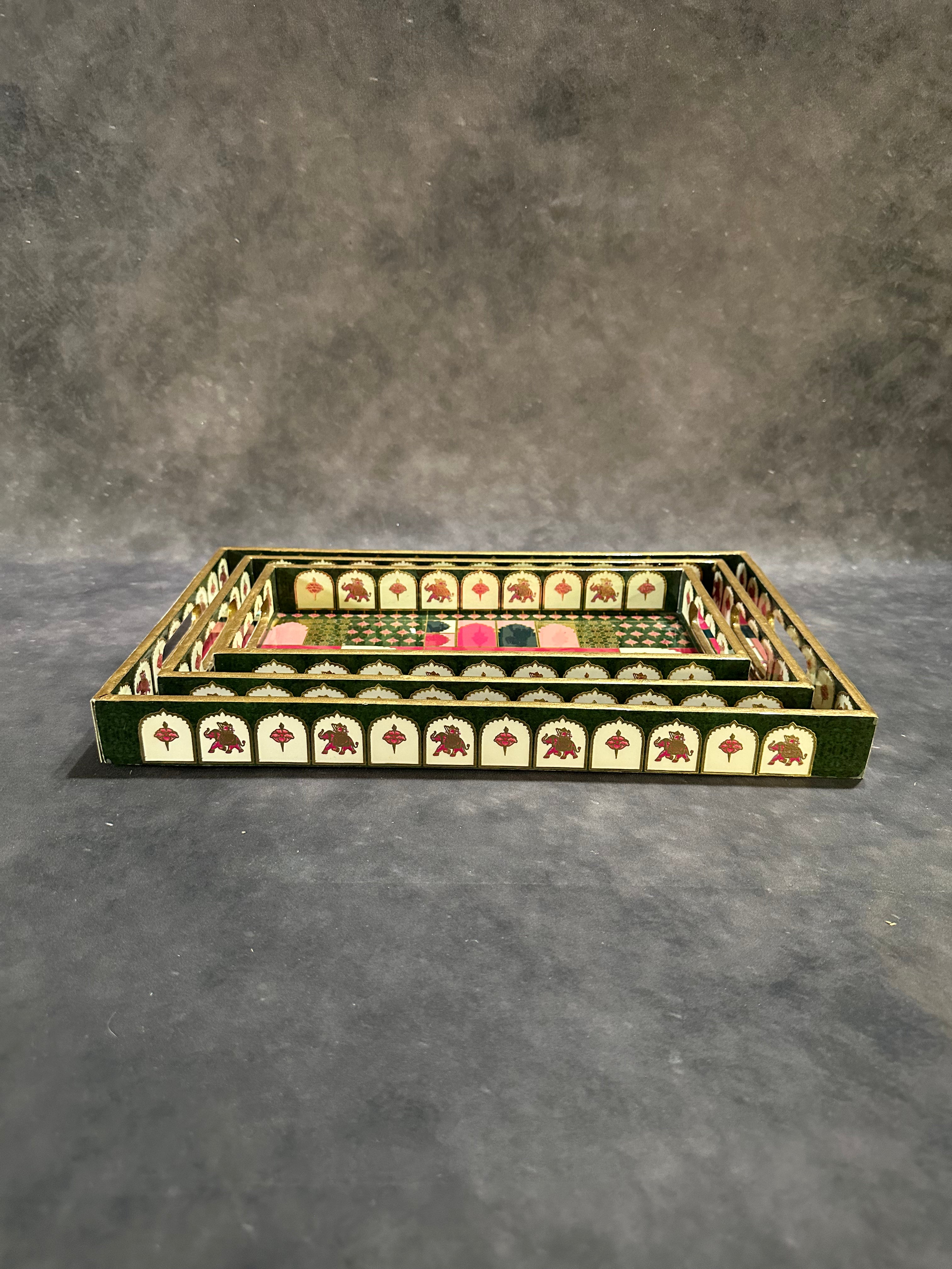 Rectangular Tray Set, 3-Piece (16 × 10")