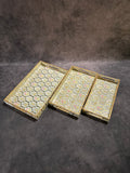 Rectangular Tray Set, 3-Piece (16 × 10")