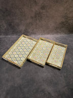 Rectangular Tray Set, 3-Piece (16 × 10")