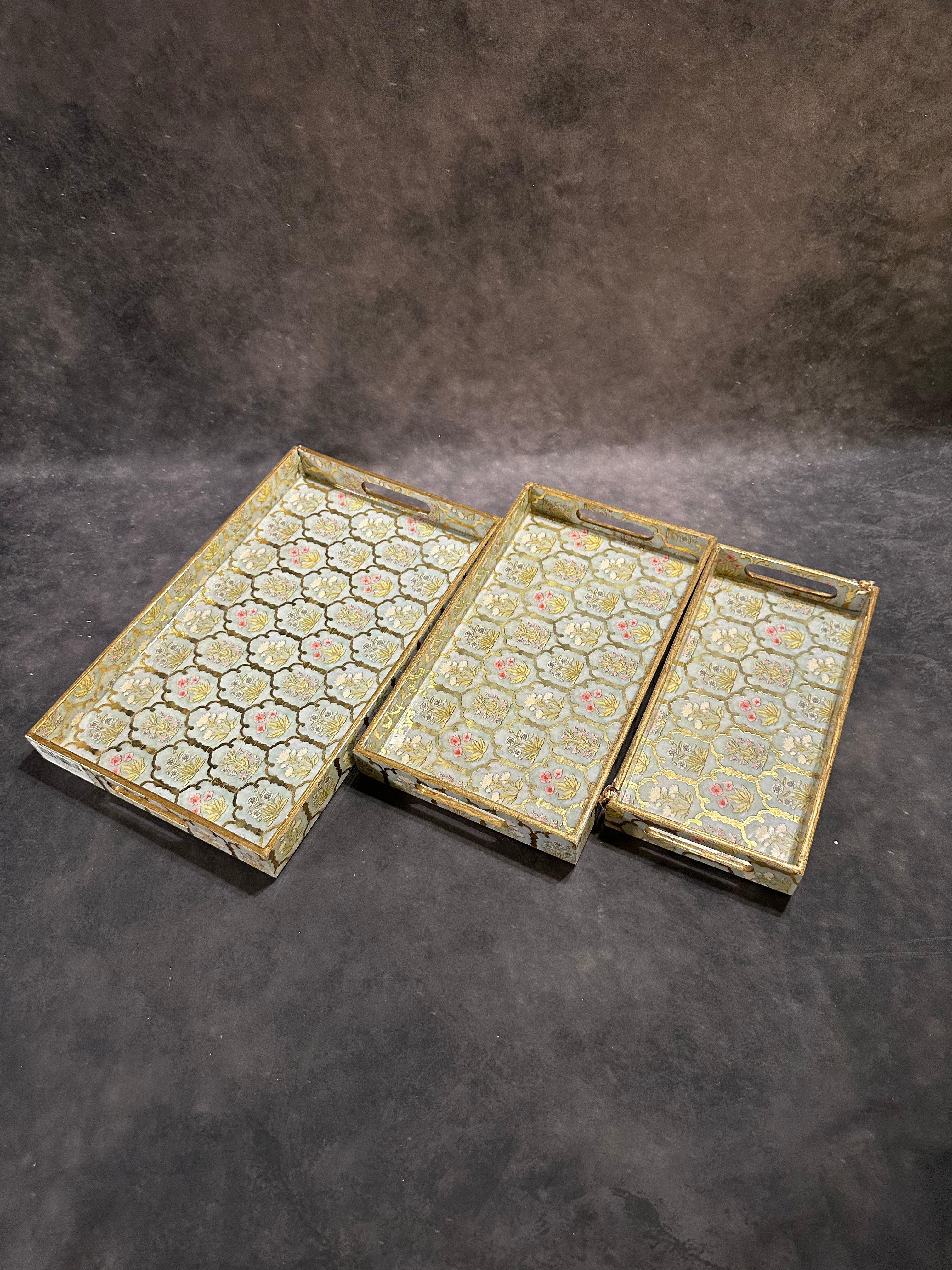 Rectangular Tray Set, 3-Piece (16 × 10")