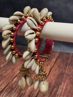 Free Size Shell Bangle Pack of 2