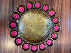 Traditional Brass Urli with Tea Light Holders
