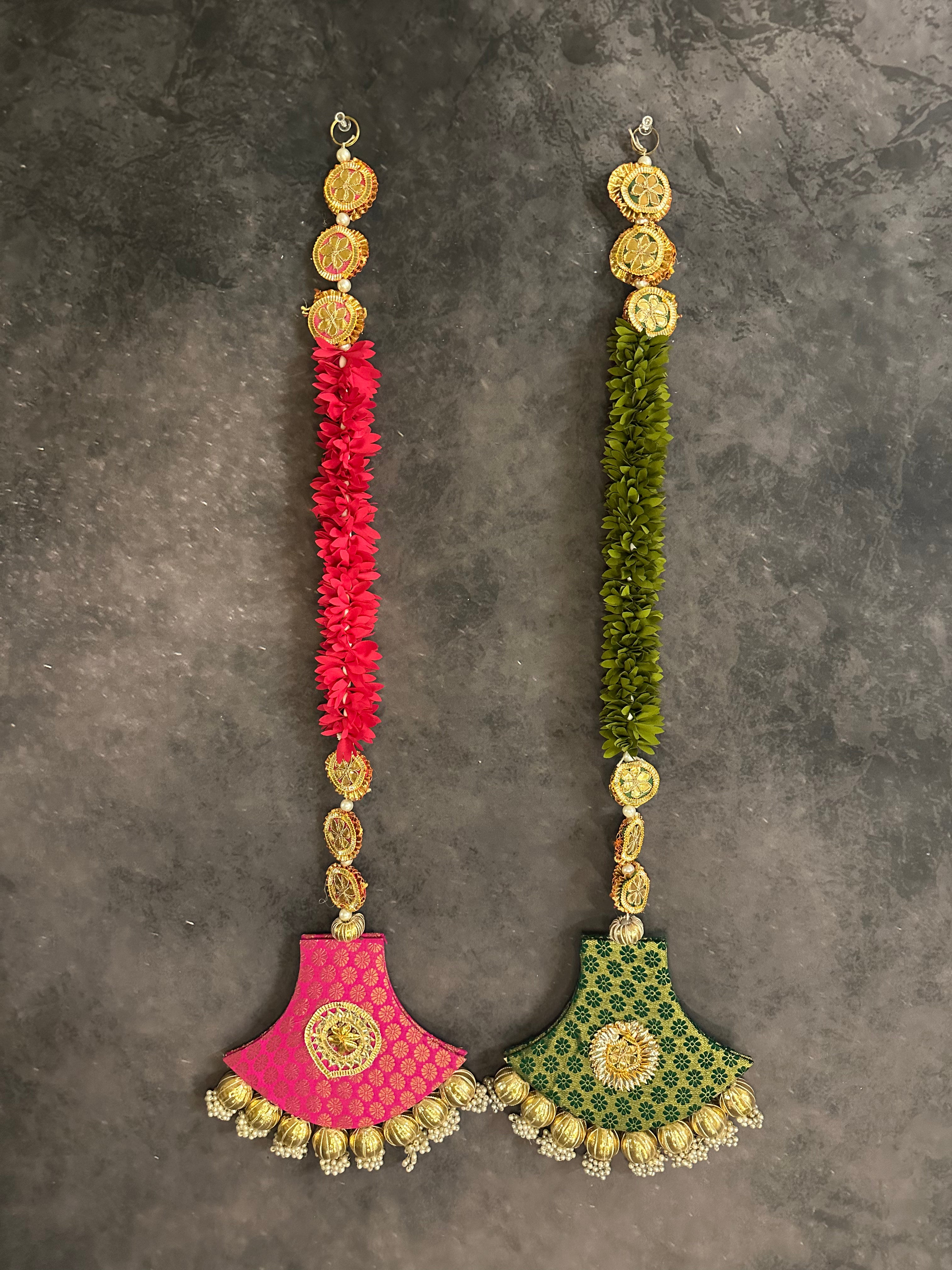 Zardosi Gota Panki with Chameli Danglers