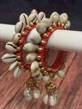 Free Size Shell Bangle Pack of 2