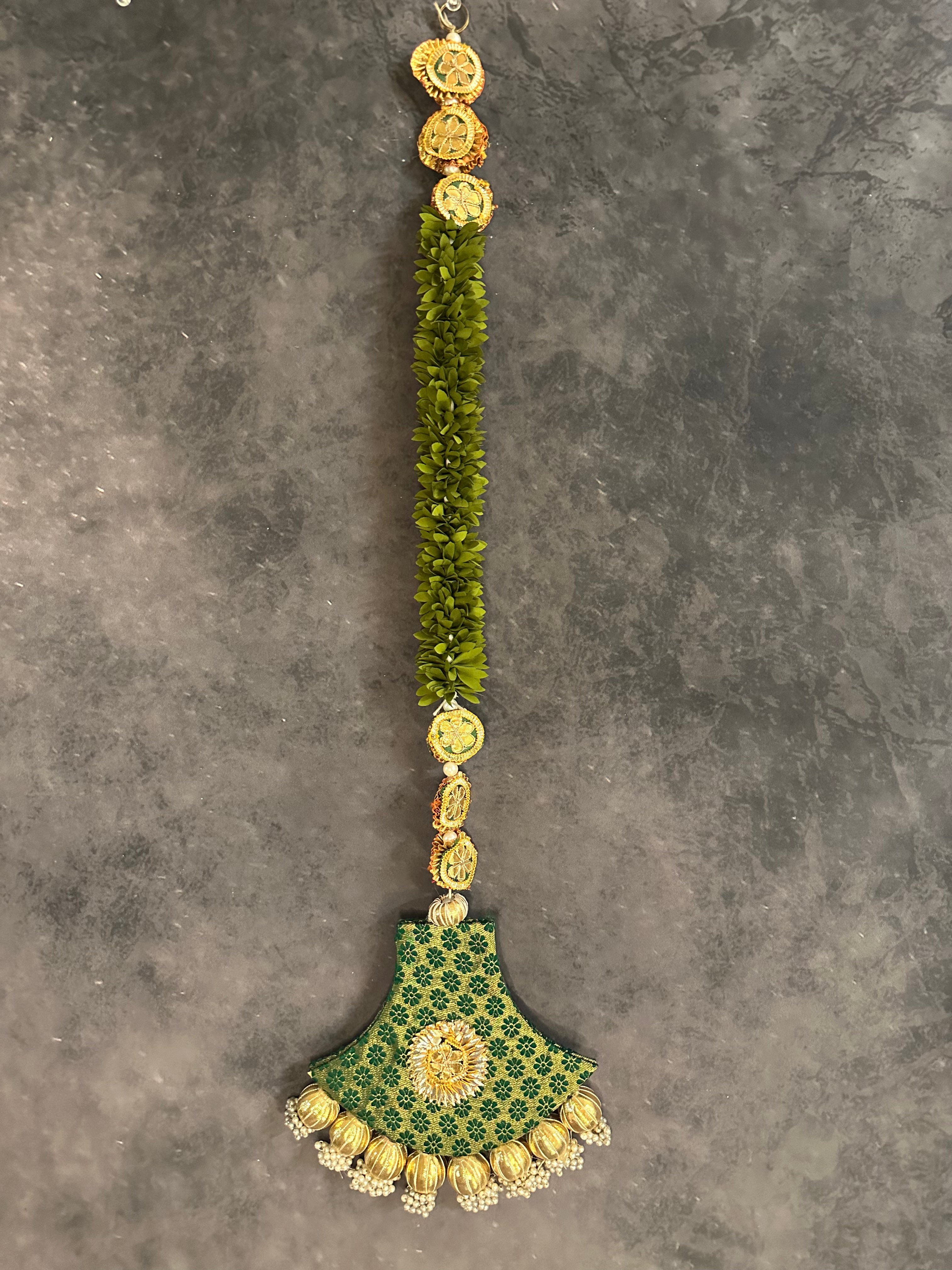 Zardosi Gota Panki with Chameli Danglers