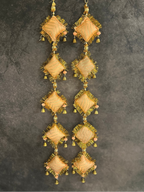 String of Pillow Kites with Bell & Gota Kinari (Set of 2)